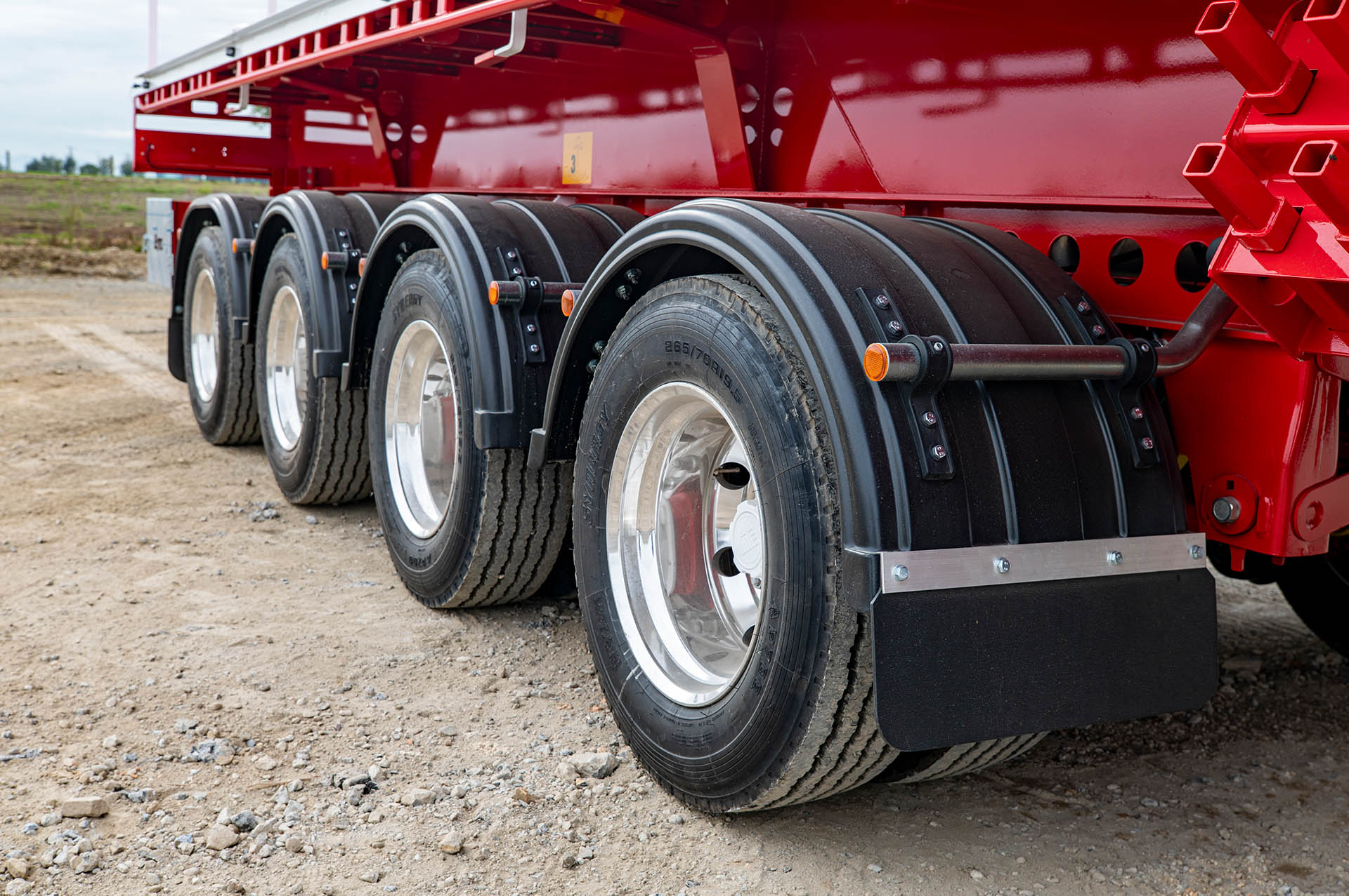 4 Axle Semi Flat Top Axles