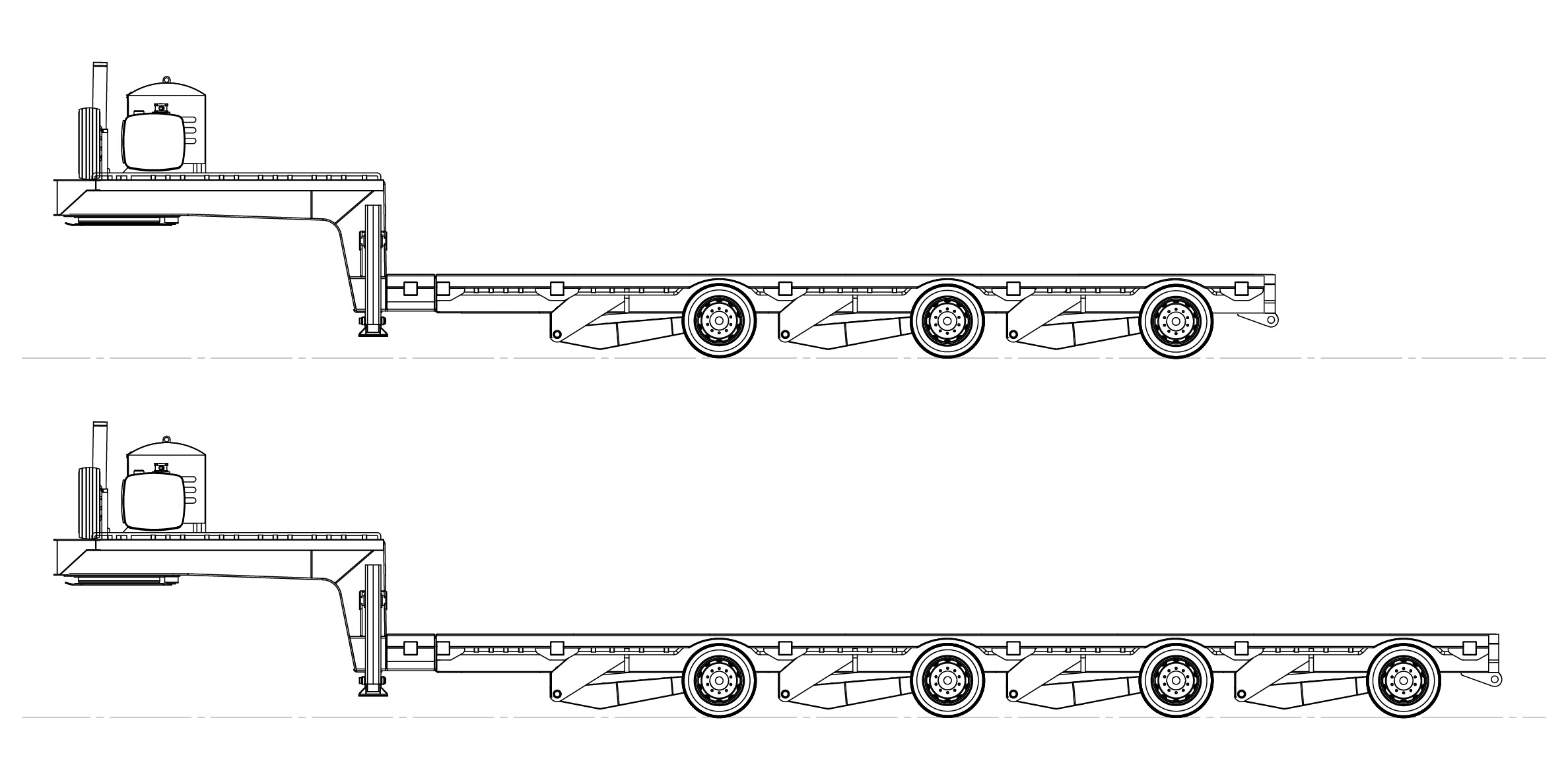 E-Command House Trailers Model Drawing