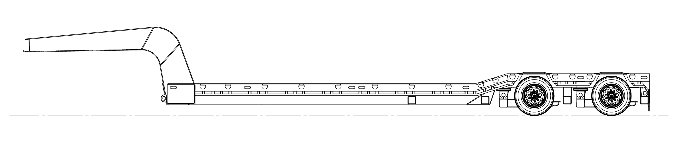 Boat Trailer Model Drawing