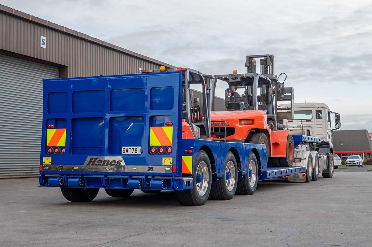 Forklift Trailers Back Angle