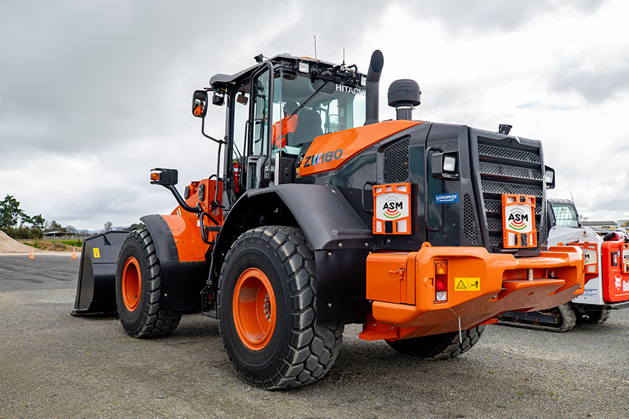 Hitachi ZW 180 Loader with ASM System Installed