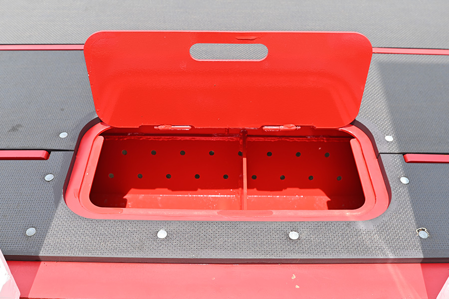 3 Axle Semi Transporter Storage Chain Bin