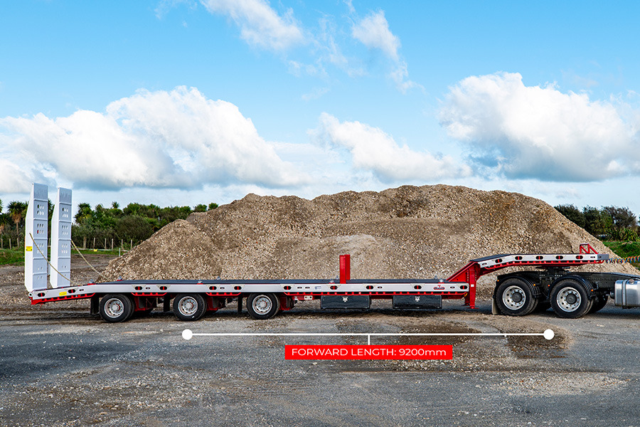 3 Axle Semi Transporter Forward Length