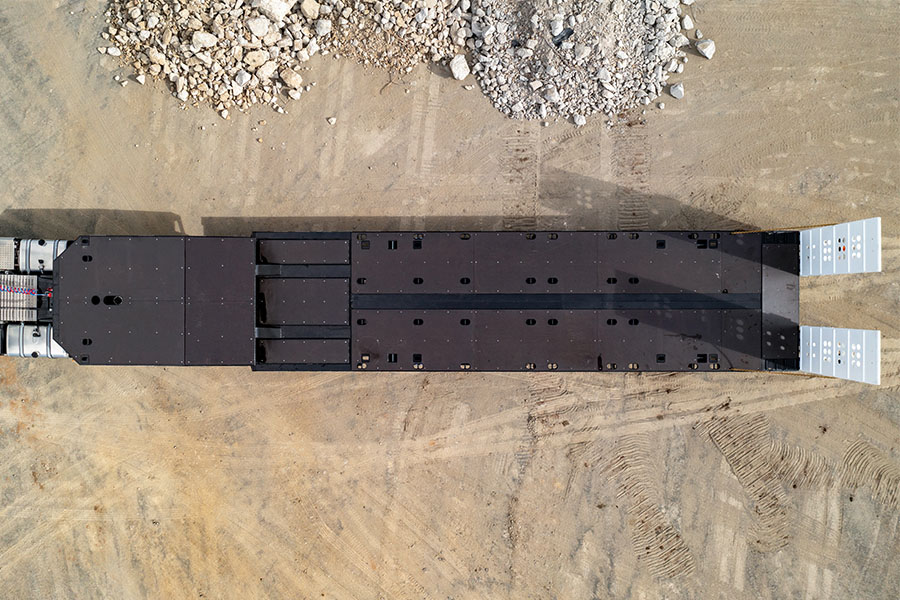 4 Axle Semi Transporter Deck Dimensions
