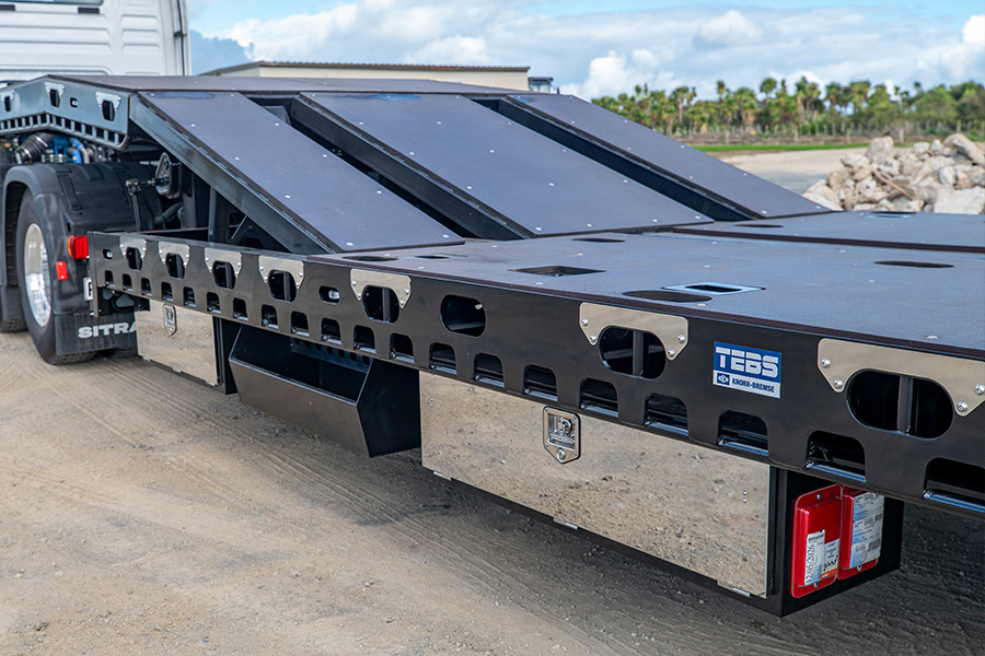 4 Axle Semi Transporter Top Deck Ramps