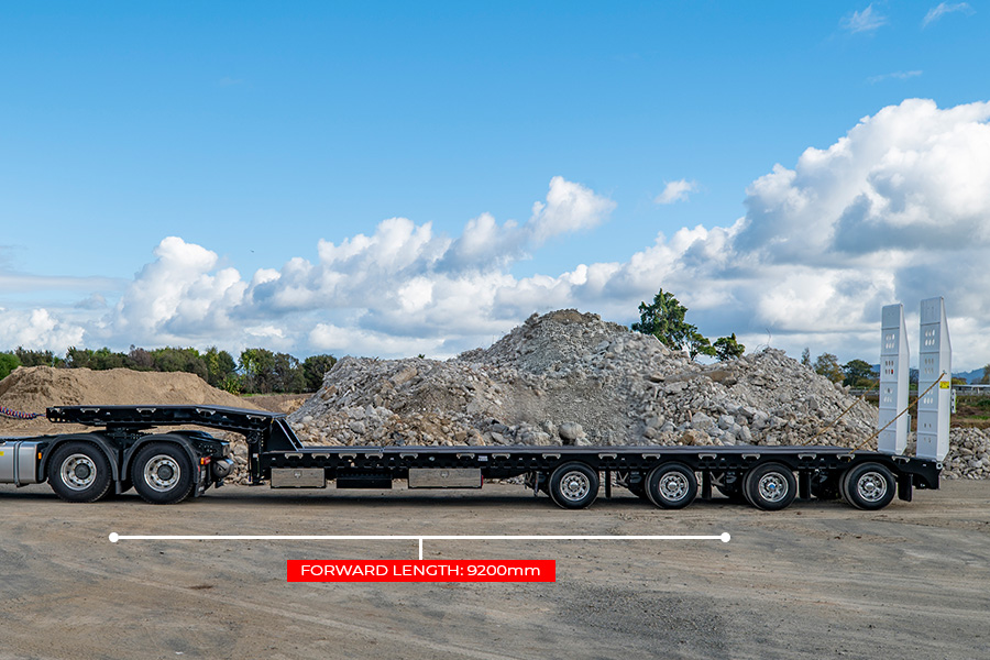 4 Axle Semi Transporter Forward Length