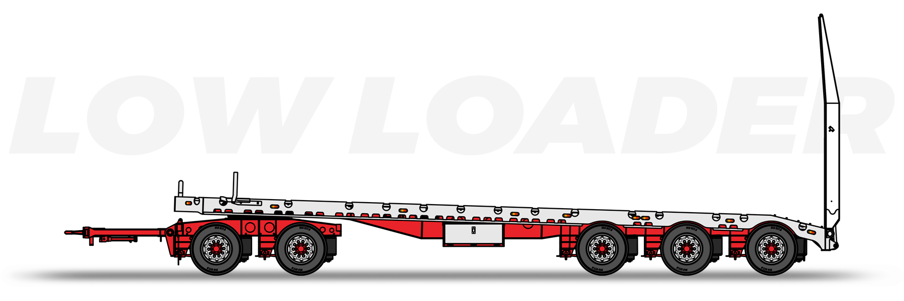 5 Axle Flat Top Low Loader
