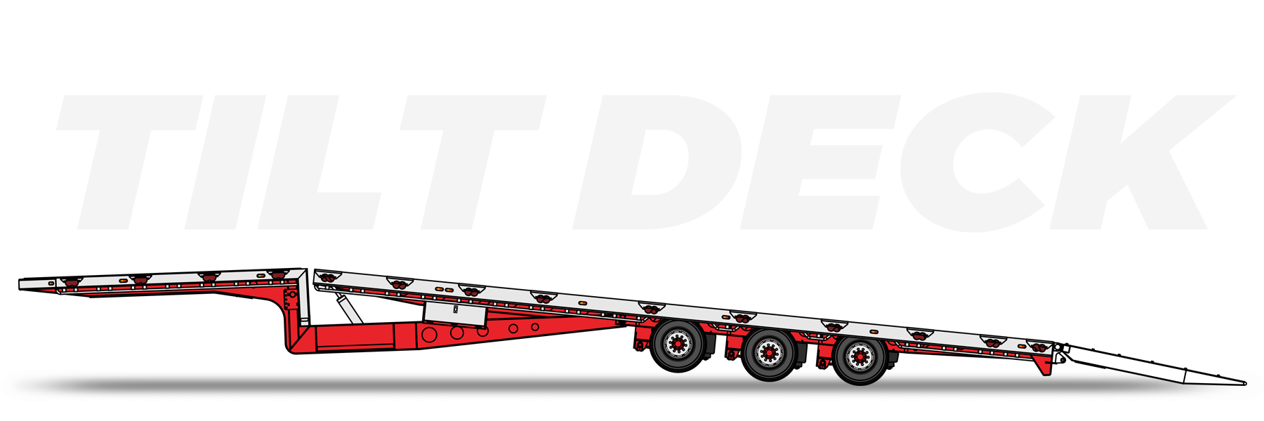 3 Axle Semi Tilt Deck Transporter