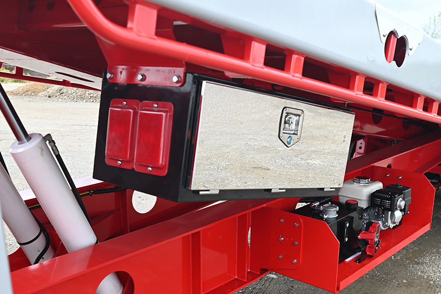 3 Axle Semi Tilt Deck Transporter Storage