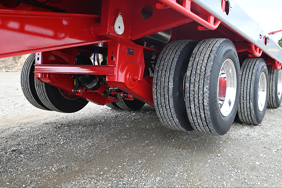 3 Axle Semi Tilt Deck Transporter Axles