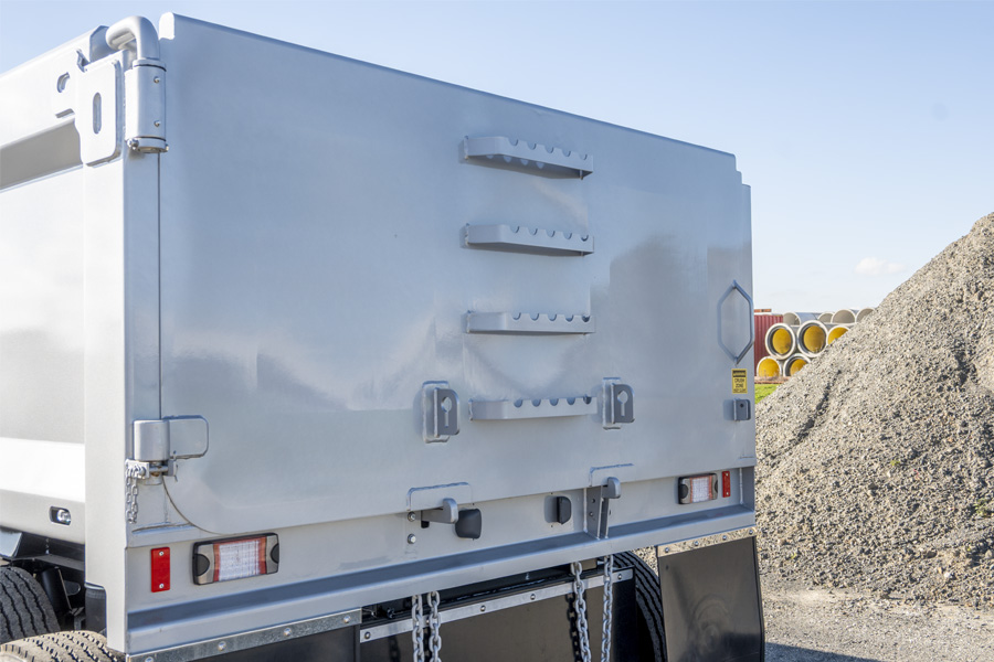 4 Axle Dog Tipper Two-way Demolition Tailgate