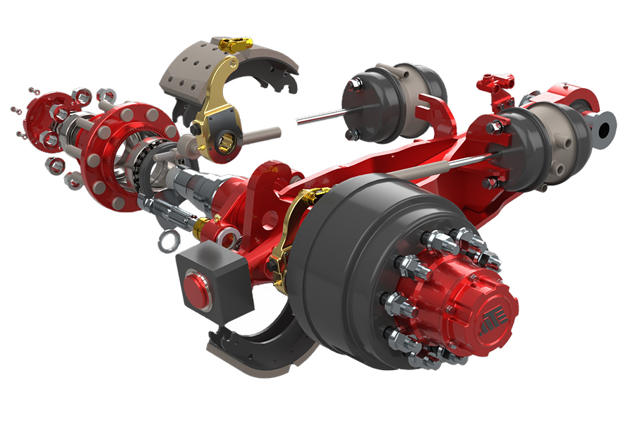 3 Rows of 8 Lightweight Linkwing Axles
