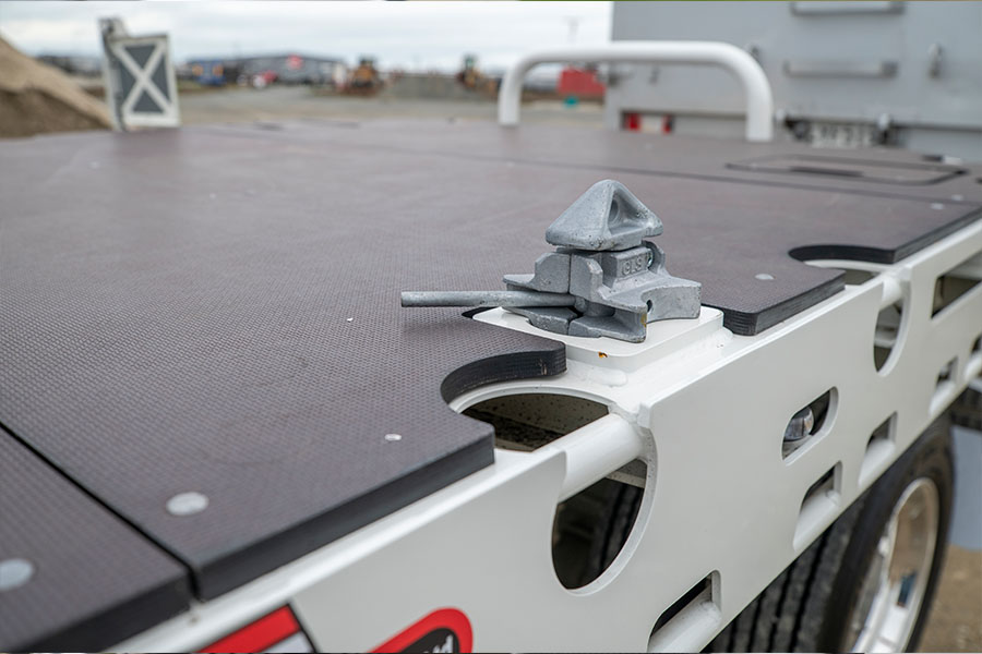 4 Axle Flat Top Low Loader Integrated Shiplocks