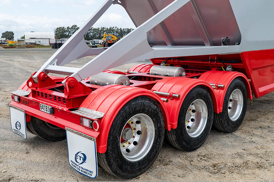3 Axle Semi Bottom Dumper 22.5" Axles