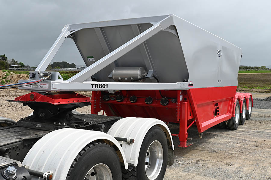 3 Axle Semi Bottom Dumper High Tensile Steel Body