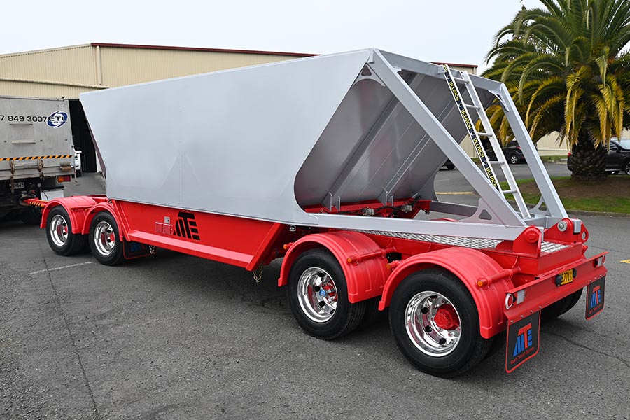 4 Axle Dog Bottom Dumper Bottom Discharge System