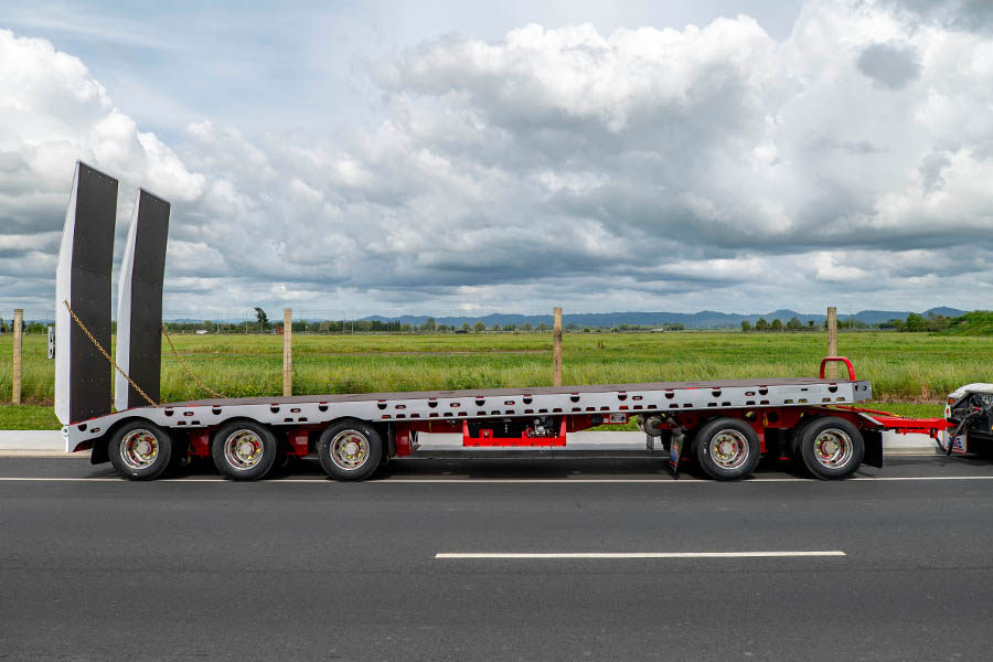 5 Axle Flat Top Low Loader Low Profile Deck