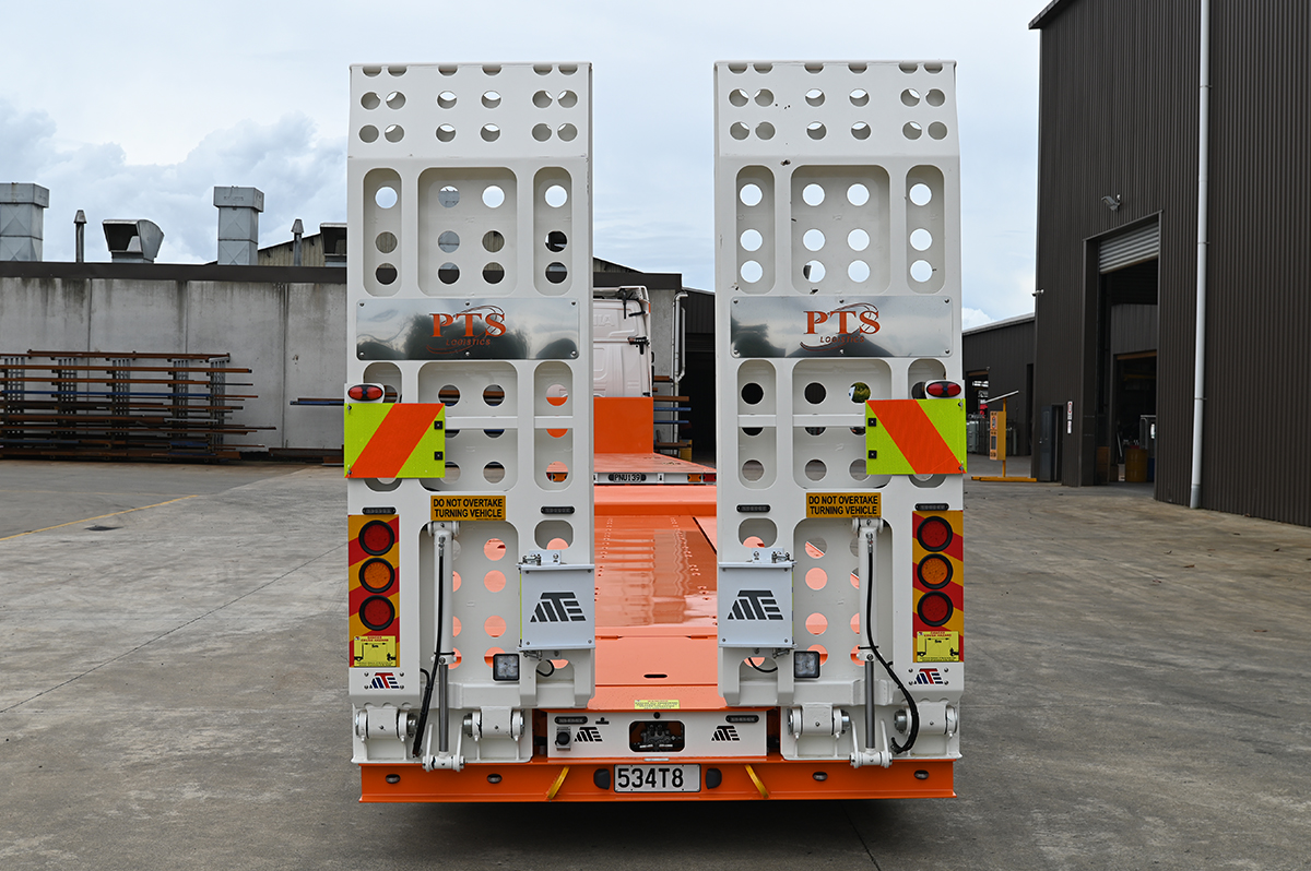 5 Axle Flat Top Low Loader Deck Widener Rear
