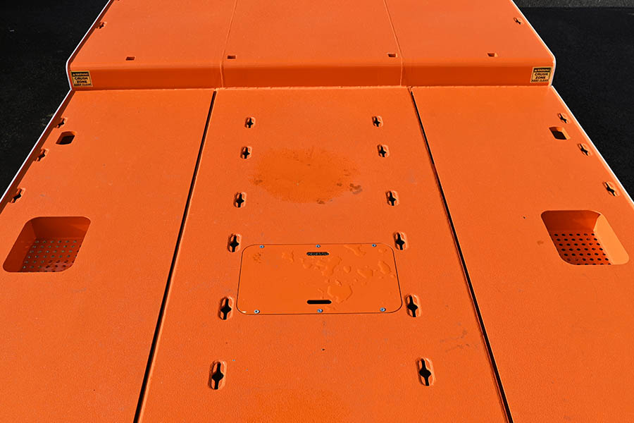 5 Axle Flat Top Low Loader Deck Widener Load Restraints Points