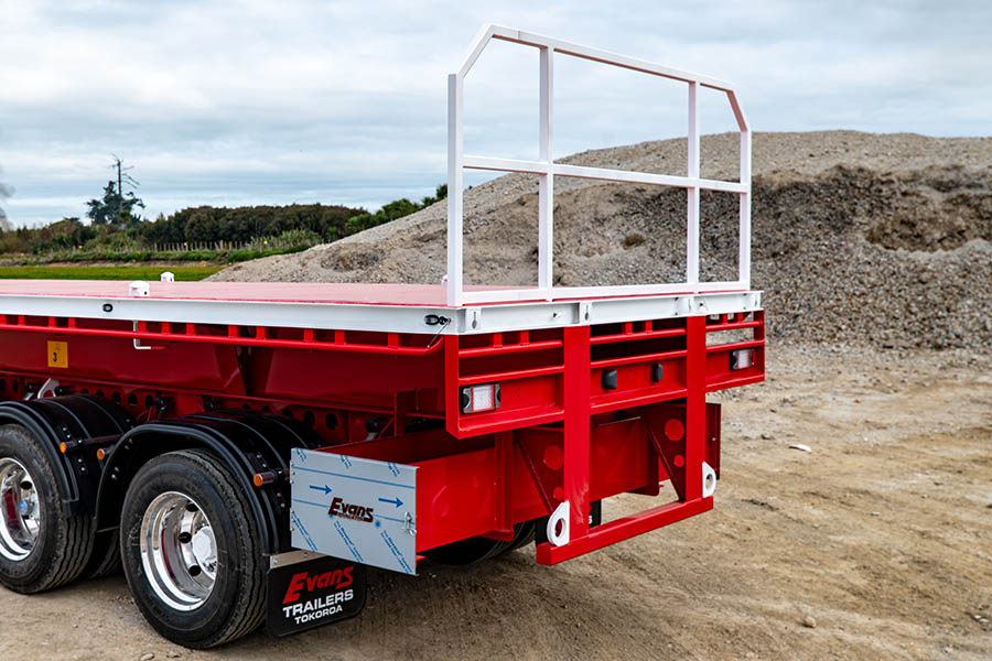 4 Axle Semi Flat Top - Comprehensive Load Restraint System