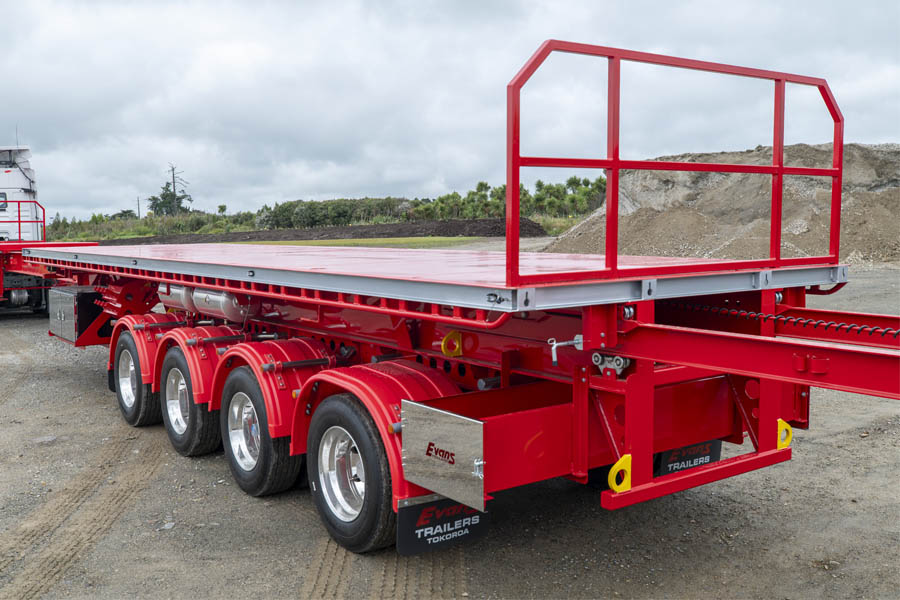 4 Axle Semi Flat Top Extendable - Practical Load Anchorage