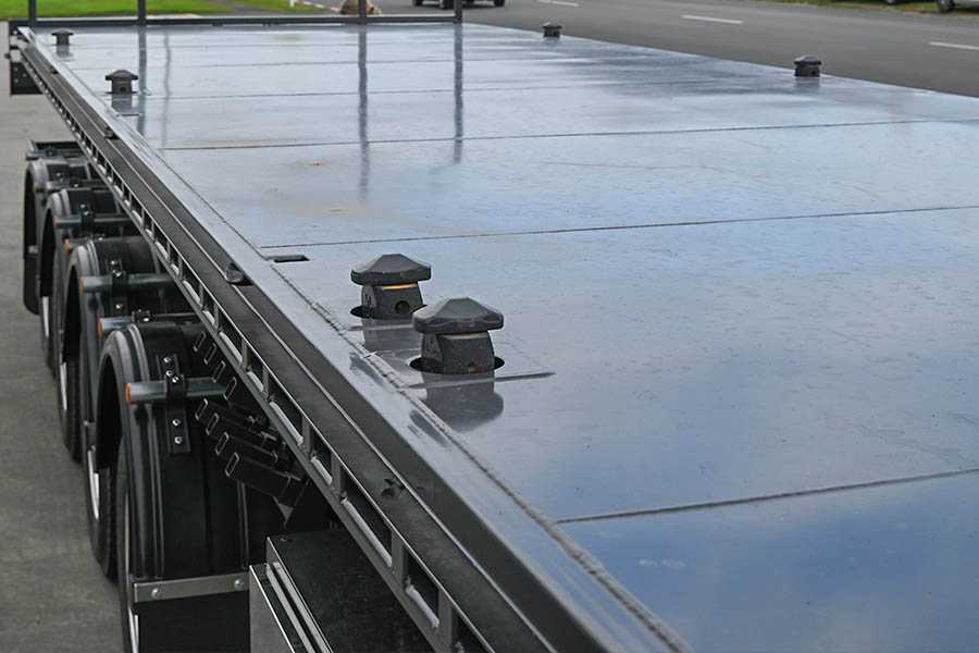 4 Axle Semi Flat Top Extendable - Container Capability