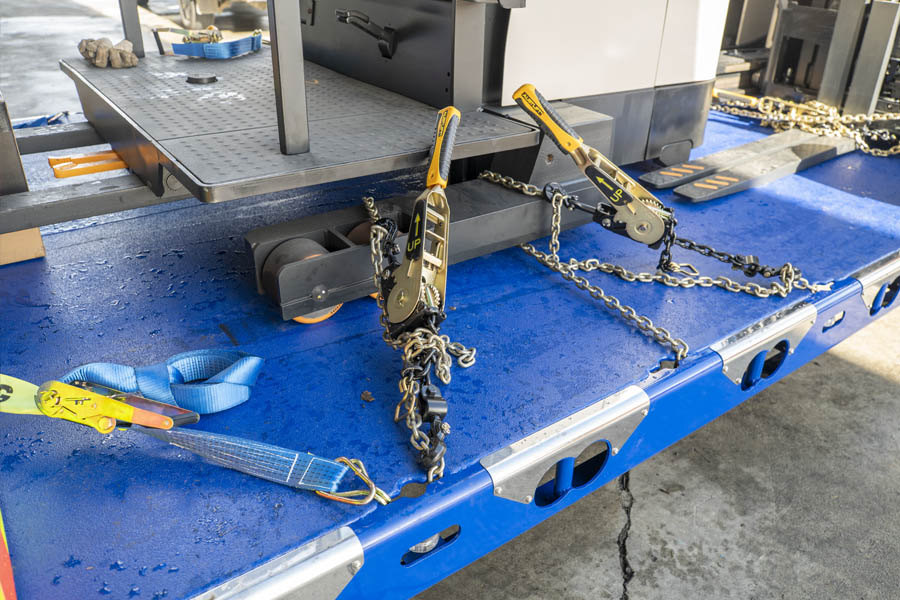 Forklift Trailer Extensive Load-Securing Points