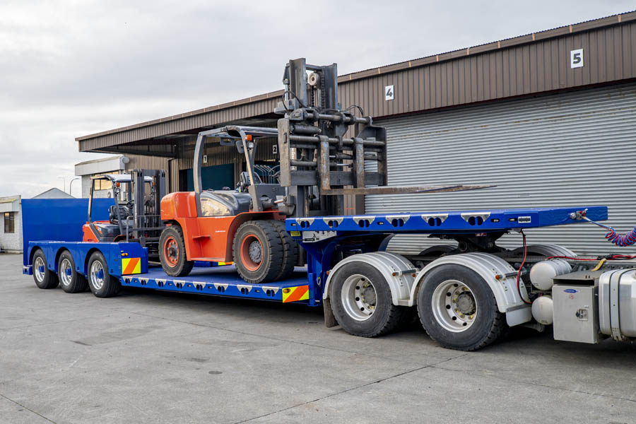 Forklift Trailer Low Deck Height