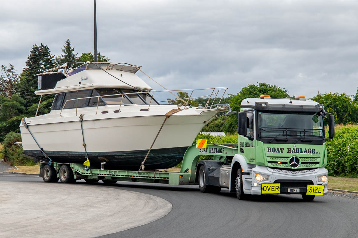 Boat Trailer in Action