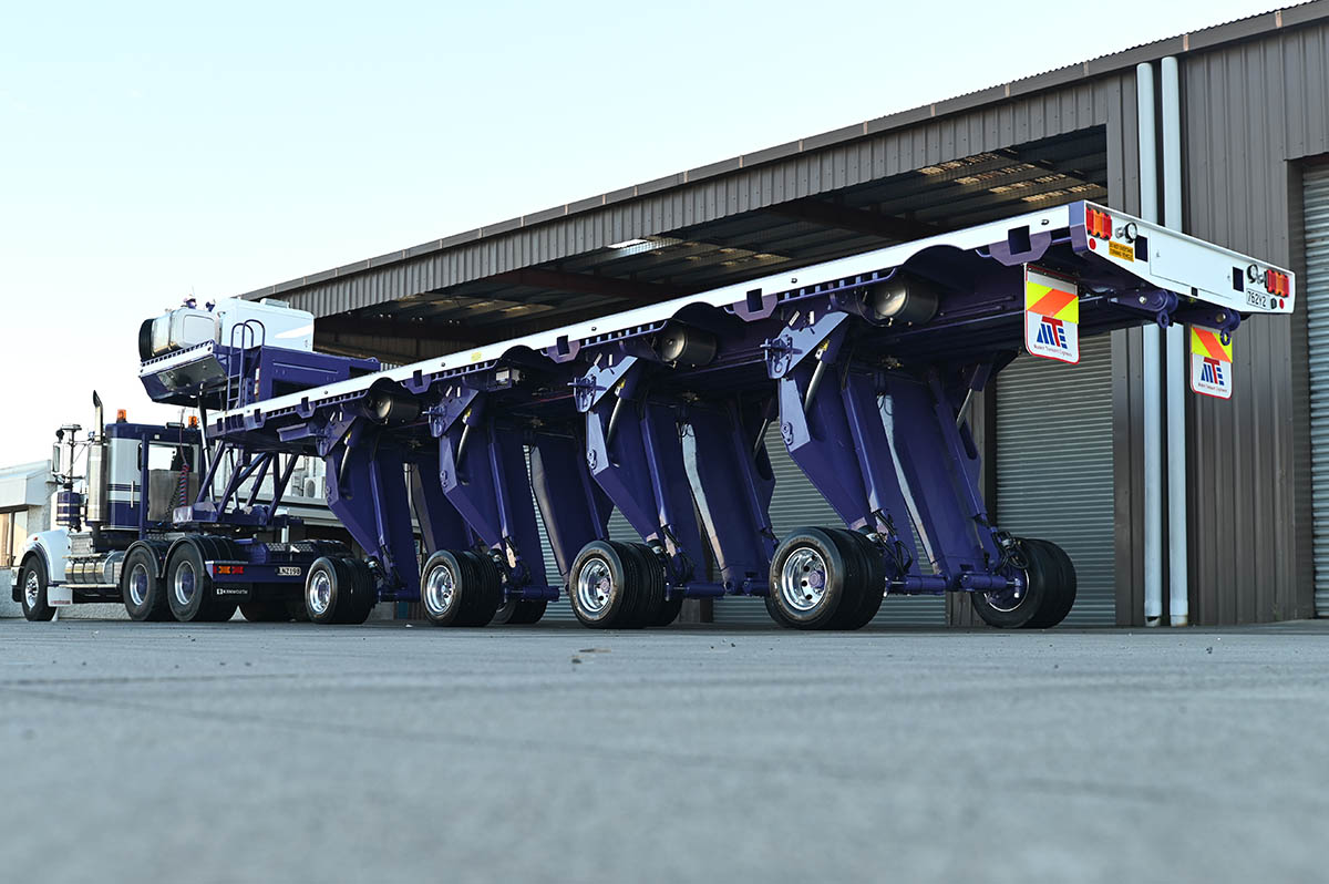E-Command House Trailers Low Angle Heightened Purple 