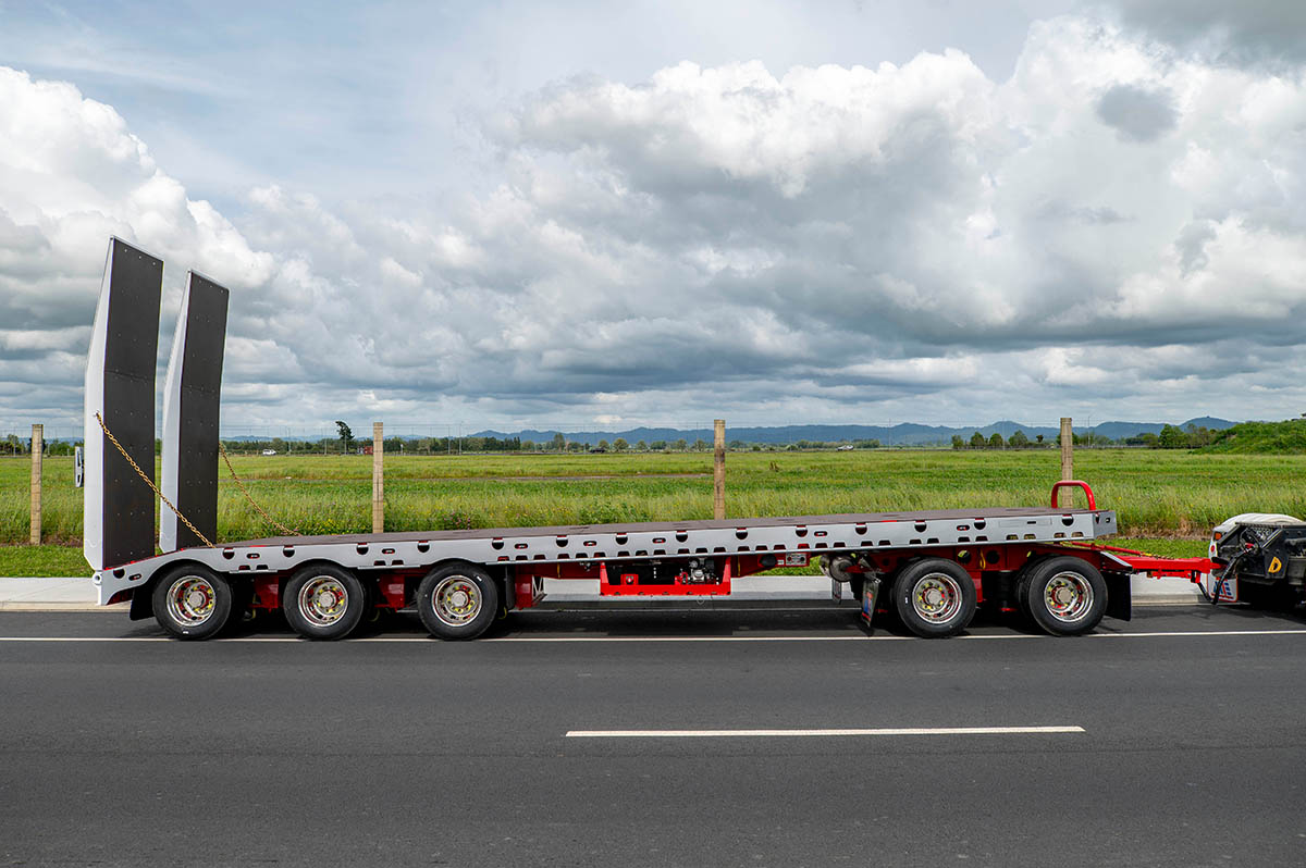 5 Axle Flat Top Low Loader Rear 