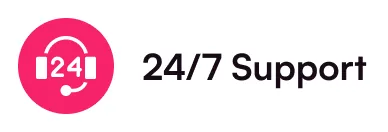 24/7 support icon