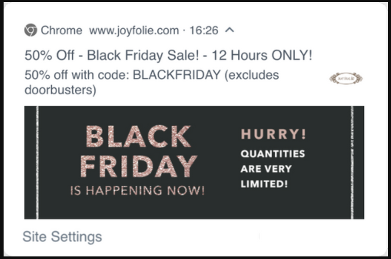 Push notification campaign 2