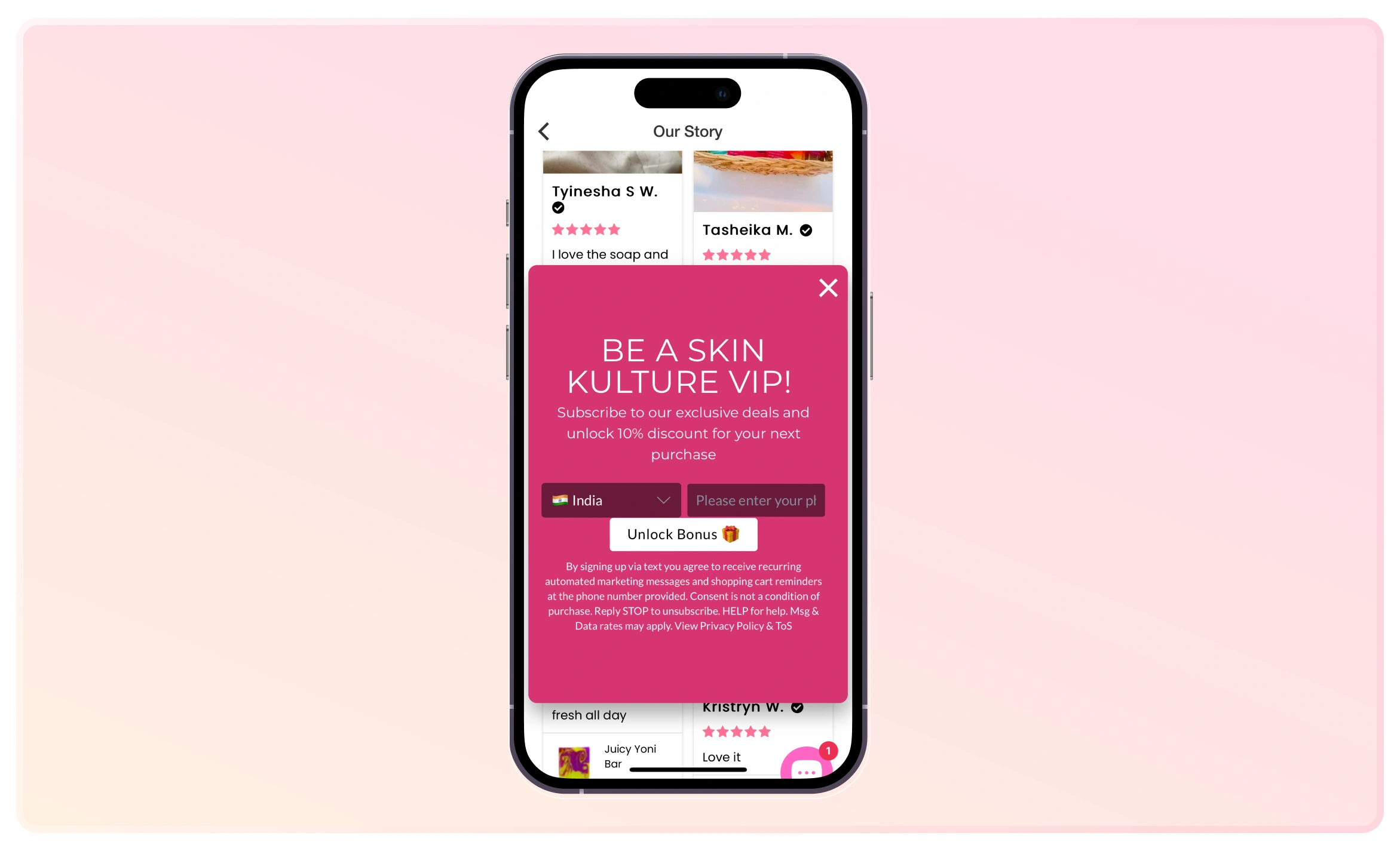 Skin Kulture's VIP program
