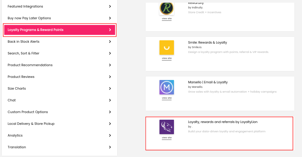 Integrate loyalty experiences within your mobile app