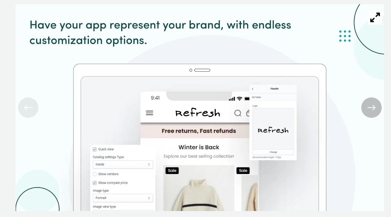 A screenshot from Hulk Mobile App Builder dashboard.