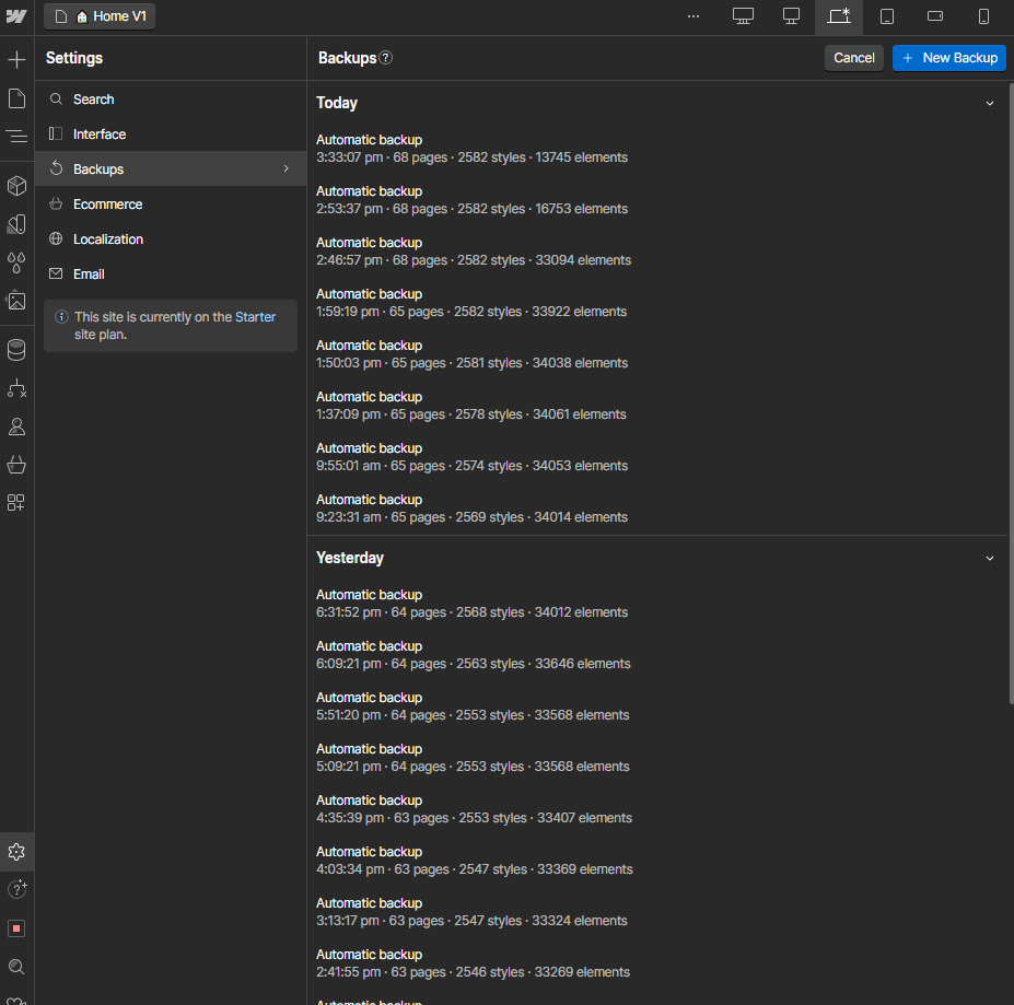 Backups - Cybersecurity X Webflow Template