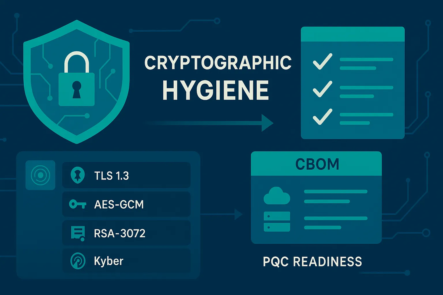 The 4 Pillars of Cryptographic Hygiene in the Post-Quantum Era