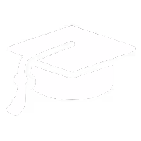 Clip-art icon of a graduation cap.