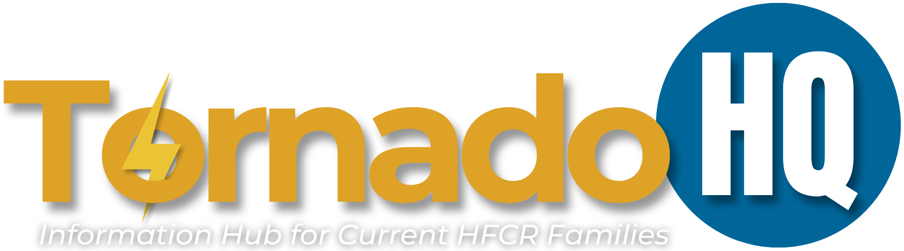 Logo reads: "Tornado HQ: Information Hub for Current HFCR Families"