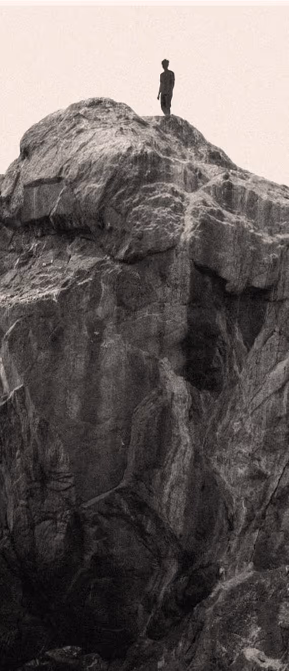 A Fenwick glyph showing a grainy mountain pass