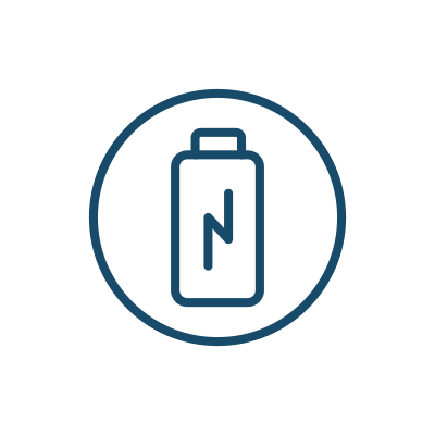 An icon of battery