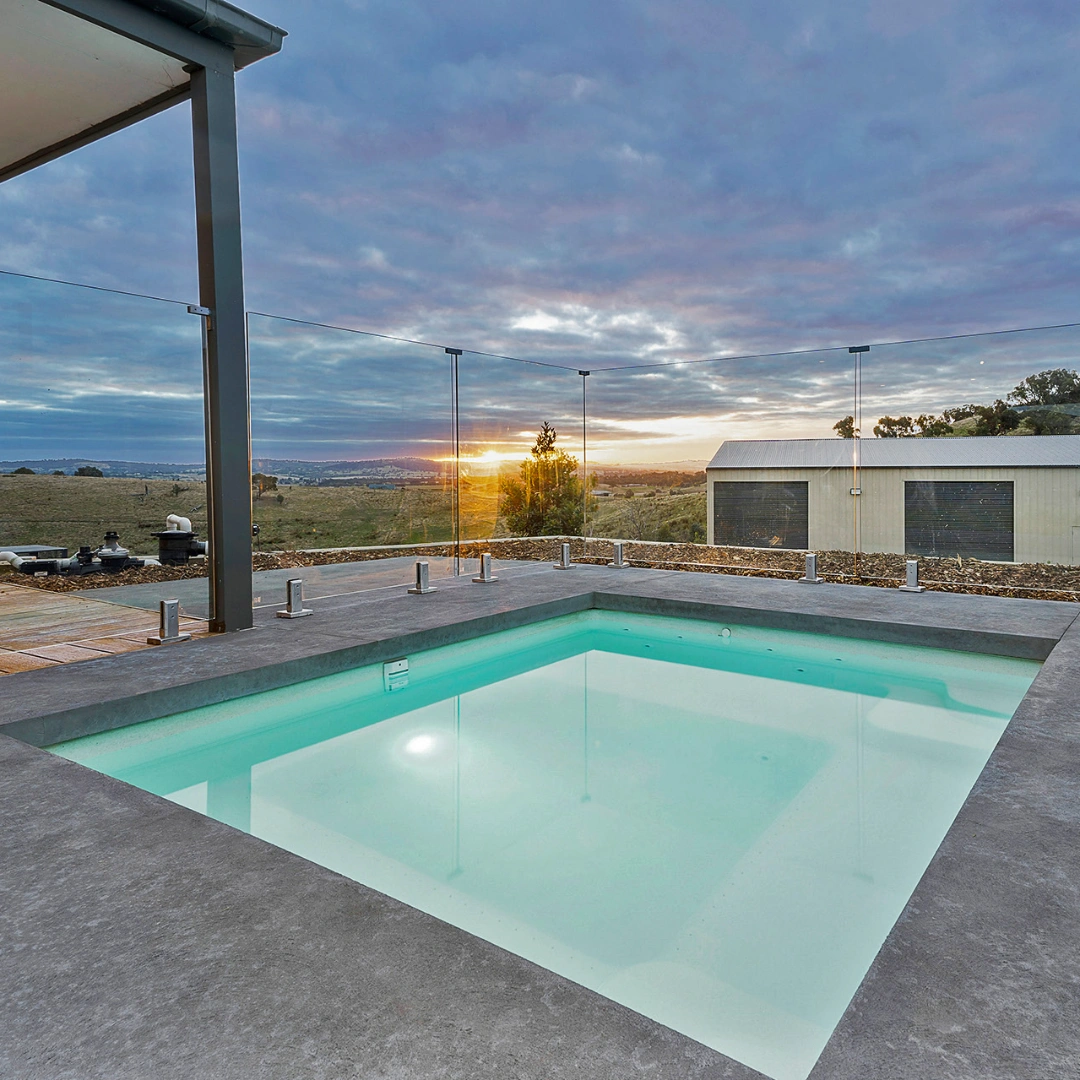 Summertime Pools range of fibreglass plunge pools