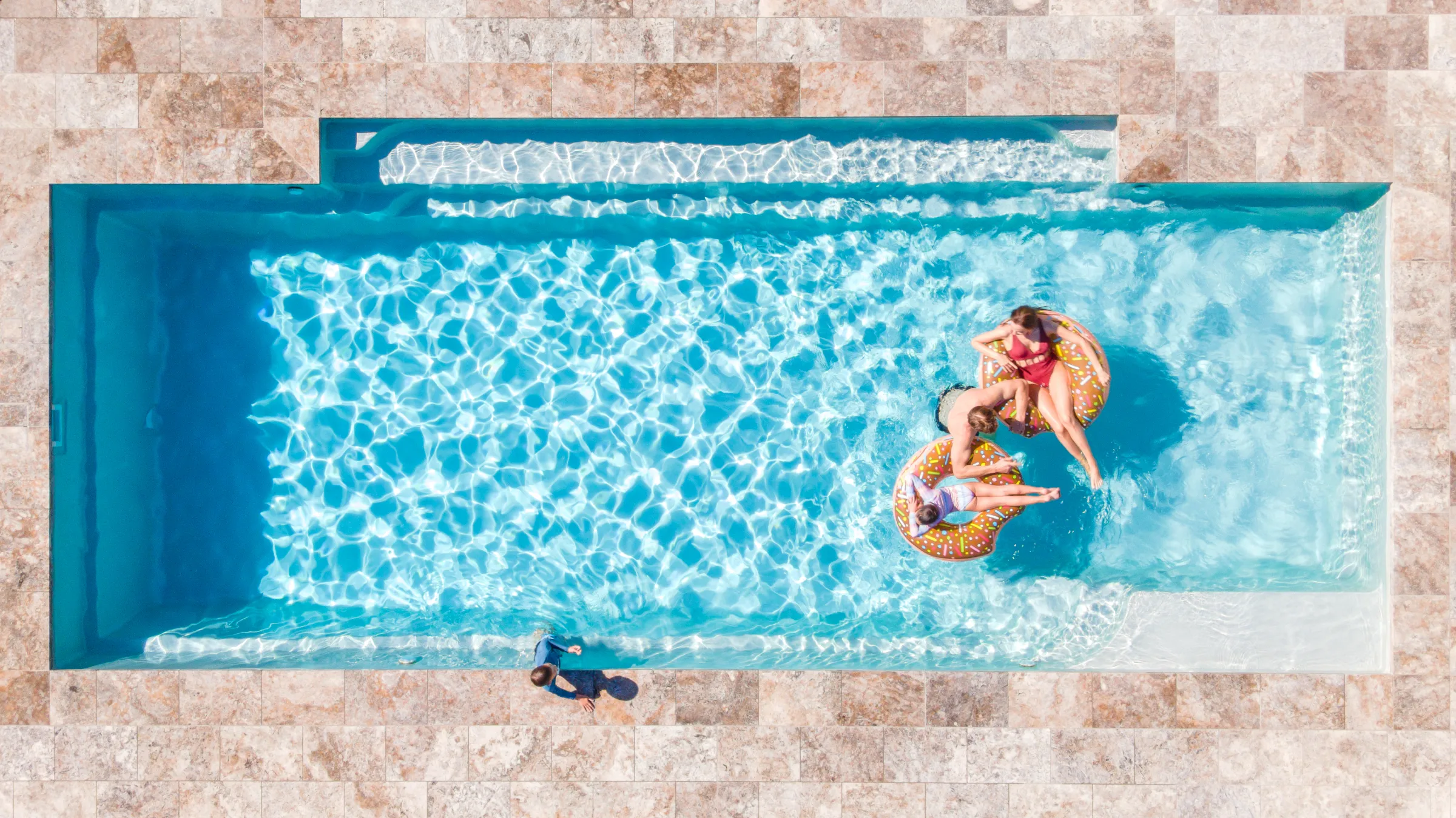 Summertime Pools is the only fibreglass pool company to design build and install all our pools end to end.