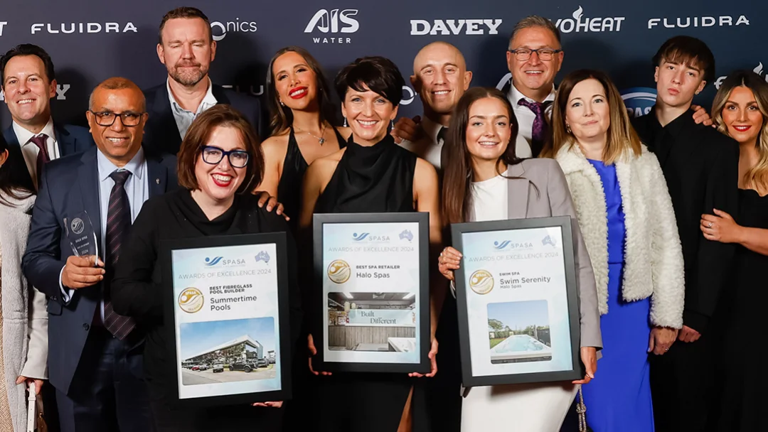 Summertime Pools has won many SPASA Awards