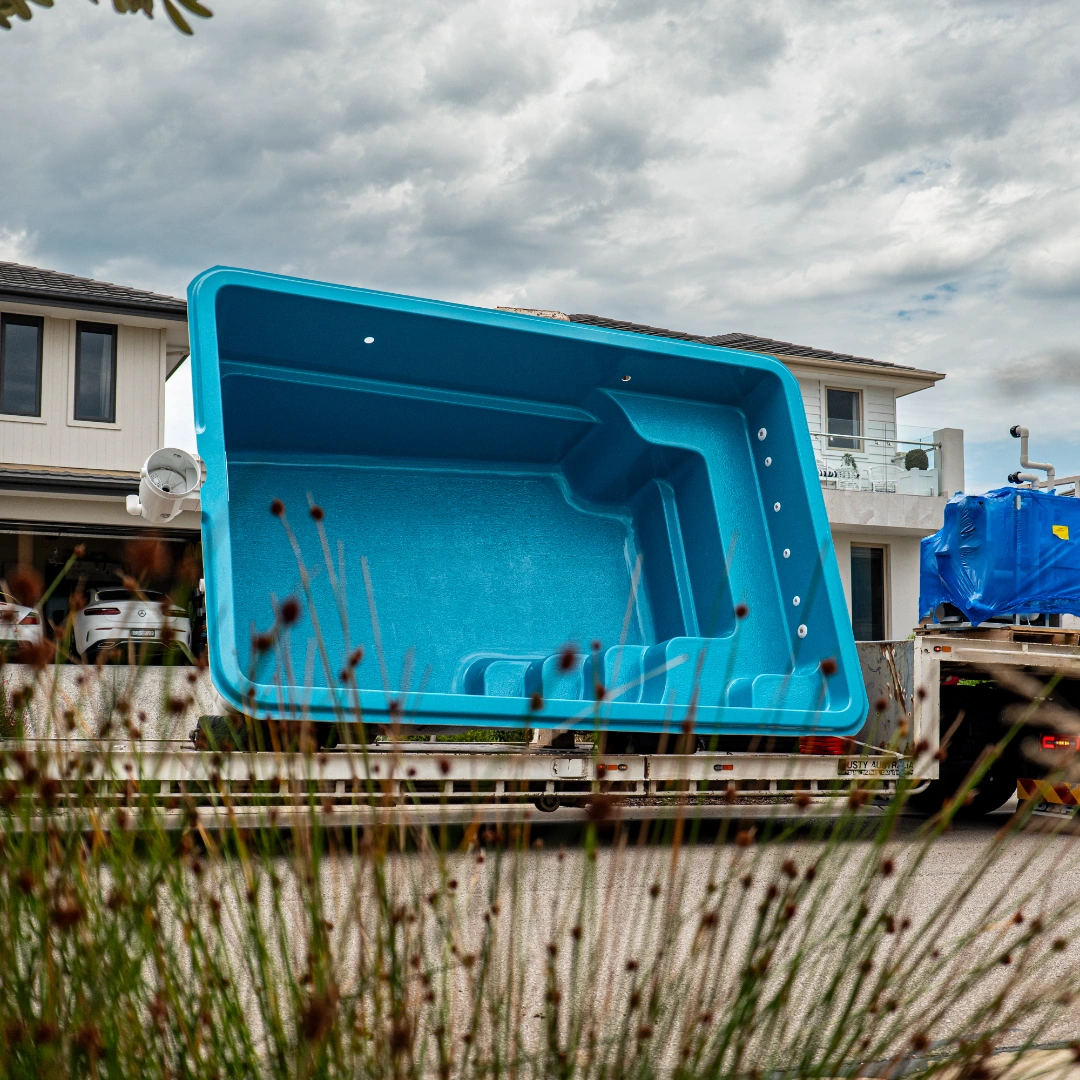 Your Summertime Pool arrives for install!