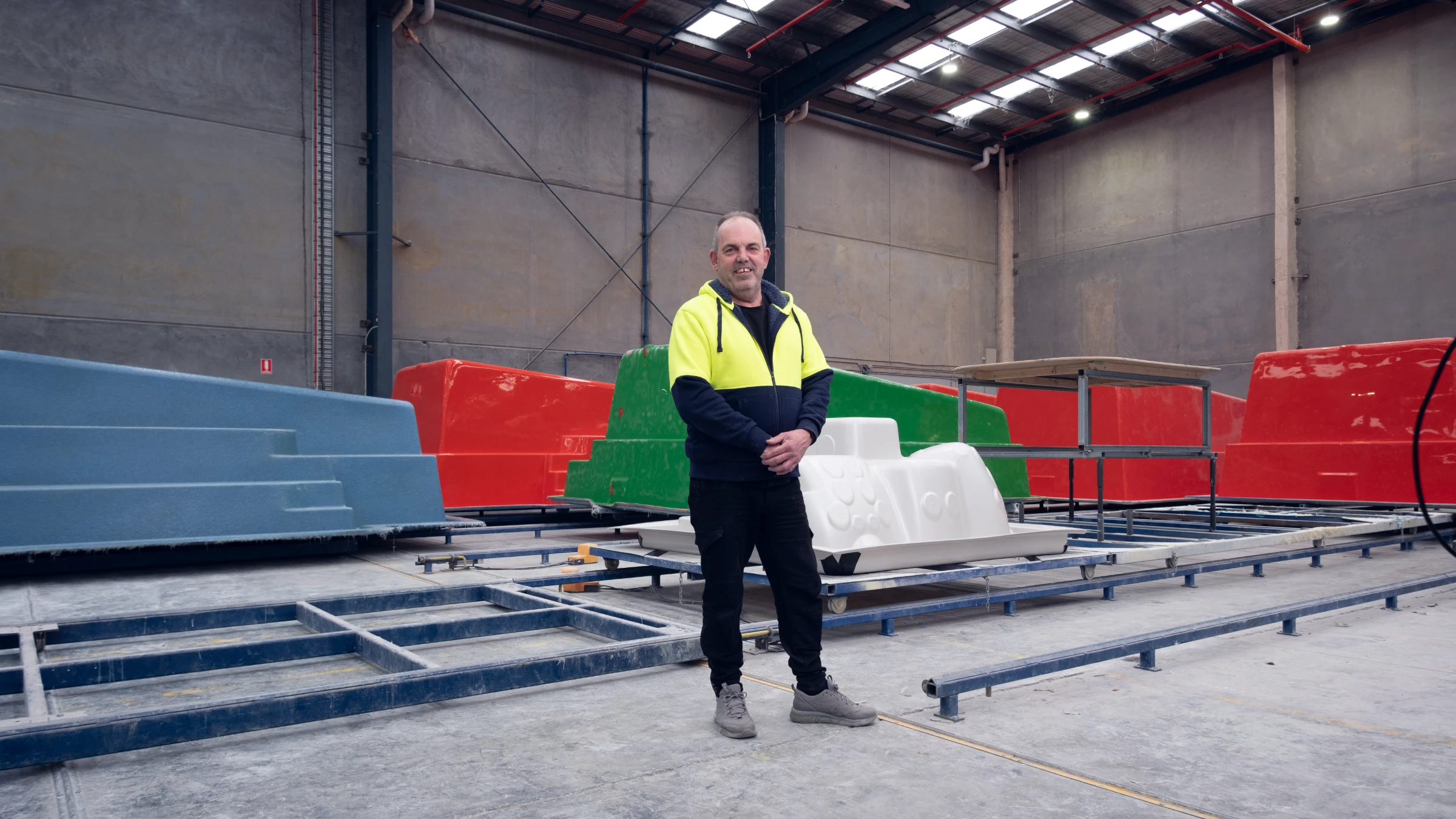 Scott manages our factory and builds the best fibreglass pools in Australia