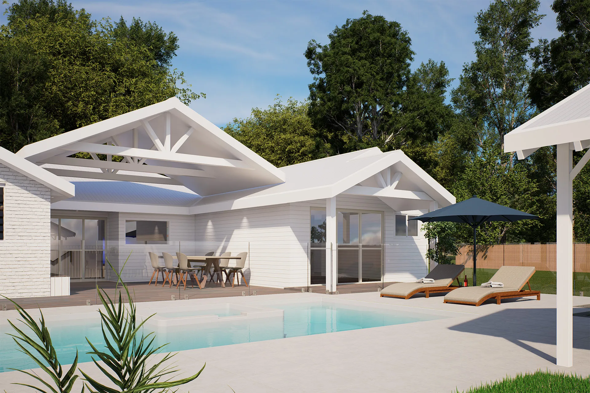 Summertime Pools is the only fibreglass pool company to design build and install all our pools end to end.