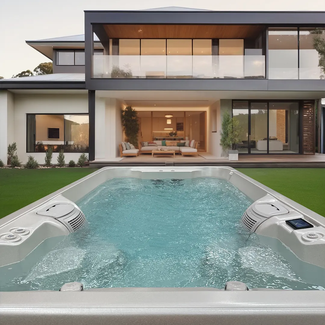 halo spa at a nice luxury backyard
