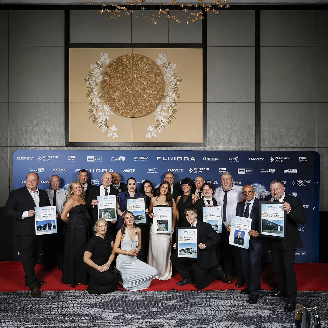 summertime team photo at SPASA 2026 award
